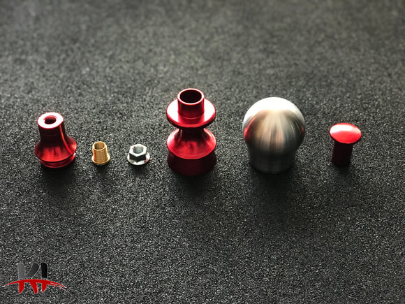 Ki Motorsport – Stainless Steel Weighted Shift Knob Kit (Toyota GT86 Subaru BRZ) (ZN6 ZC6) (Auto Manual)