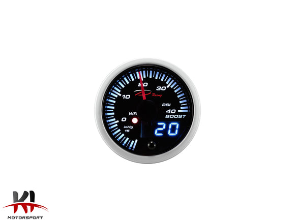 Depo Racing – 52mm SLD Series Premium Boost Pressure Gauge Kit (PSI)